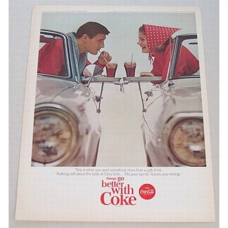 1965 Coca Cola Coke Soda Soft Drink Color Print Ad - More Than A Soft Drink