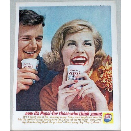 1962 Pepsi Cola Soda Soft Drink Color Print Ad - It's A Great Way Of Life