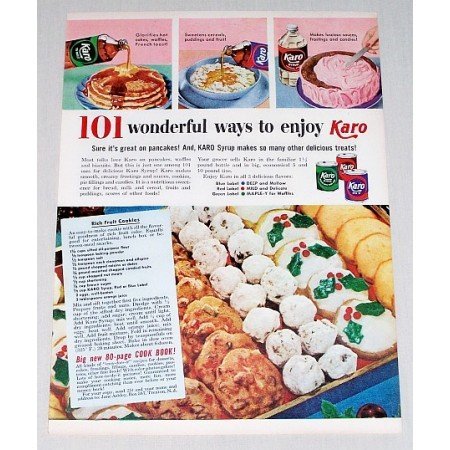 1953 Karo Syrup Color Print Ad - 101 Wonderful Ways