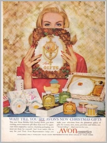 1960 Avon Cosmetics Avon Gifts Color Print Ad