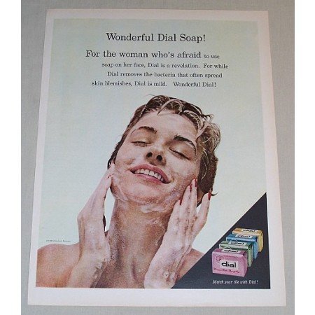 1958 Dial Soap Color Print Ad - Wonderful Dial Soap!
