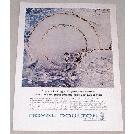 1962 Royal Doulton Richelieu Bone China Color Print Ad