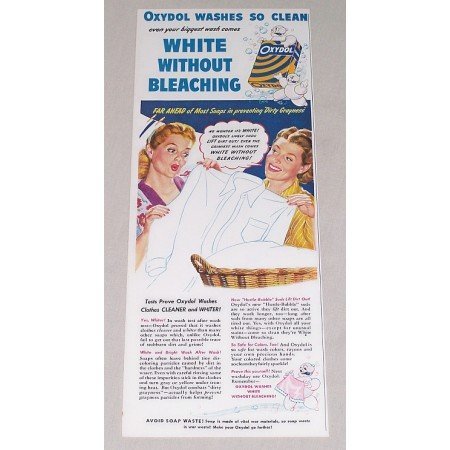 1944 Oxydol Detergent Color Art Print Ad - Far Ahead