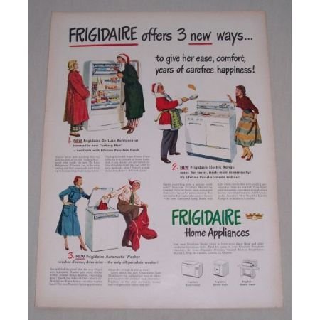 1949 Frigidaire Home Appliances Color Print Ad