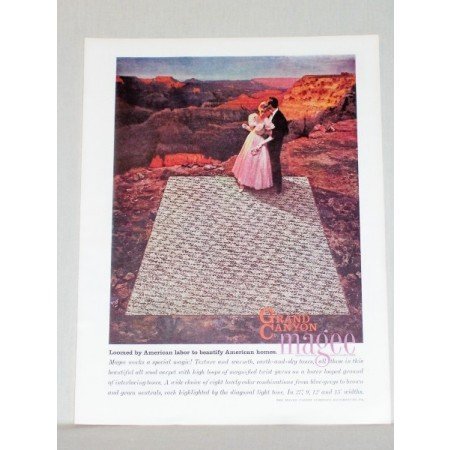 1957 Grand Canyon By Magee Carpets Color Print Ad