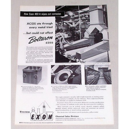 1954 Boltaron 6200 Corrosion Resistant Metals Vintage Print Ad