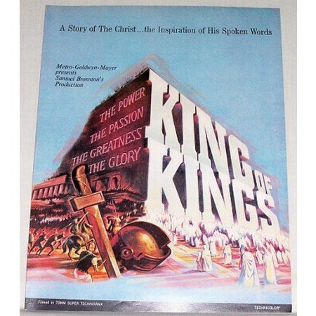 1961 Color Print Movie Ad King of Kings Story Of Christ