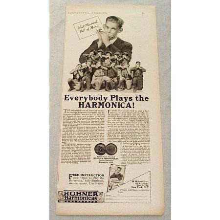 1929 Hohner Harmonicas Vintage Print Ad - Musical Pal Of Mine