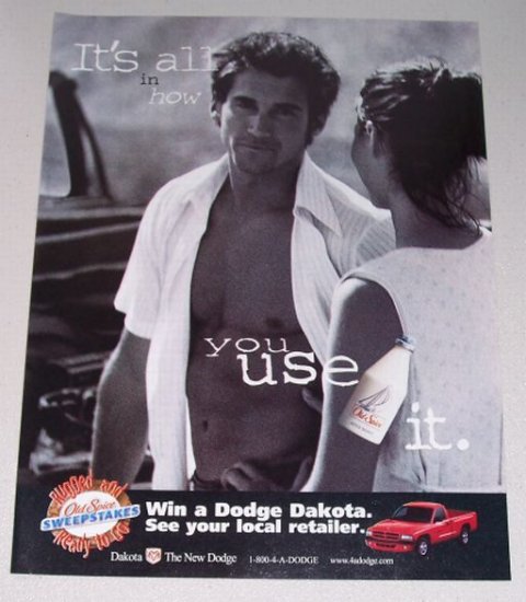1998 Old Spice After Shave Color Print Ad