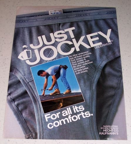 1986 Jockey Underwear Color Ad