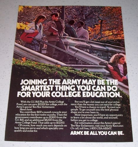 1986 ARMY Be All You Can Be Color Ad