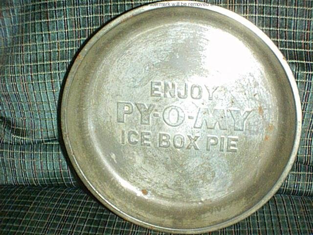 Py-O-My ice box pie tin
