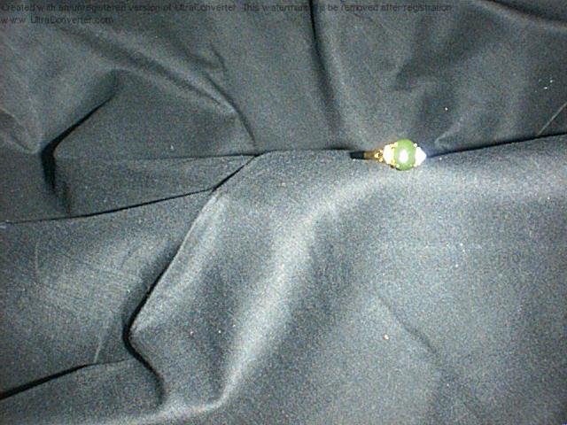 jade ring with created diamonds