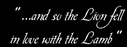 Twilight Lion Lamb Vinyl Window Decal