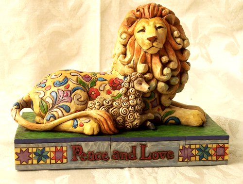 Jim Shore Lion & The Sheep