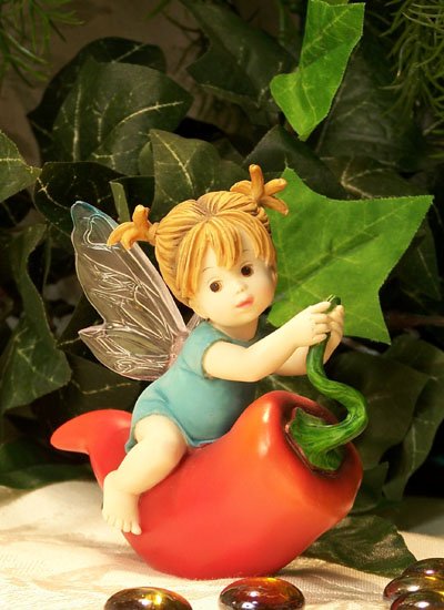 Kitchen Fairy with Chili Pepper