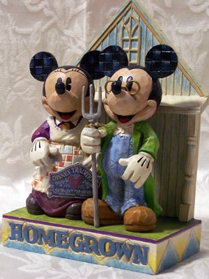 Jim Shore Mickey & Minnie Homegrown