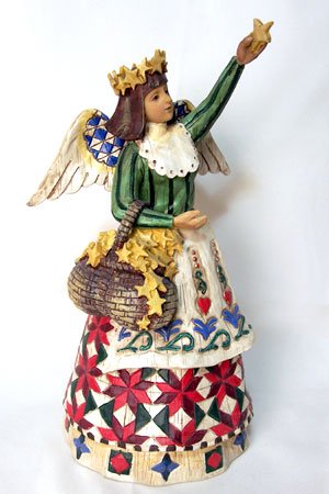 Jim Shore Heartwood Creek Angel with Stars