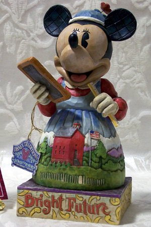 Jim Shore Disney Showcase Mini Mouse Bright Future