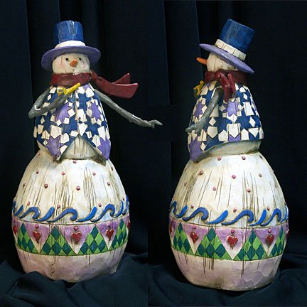 Jim Shore Snowman with Pipe