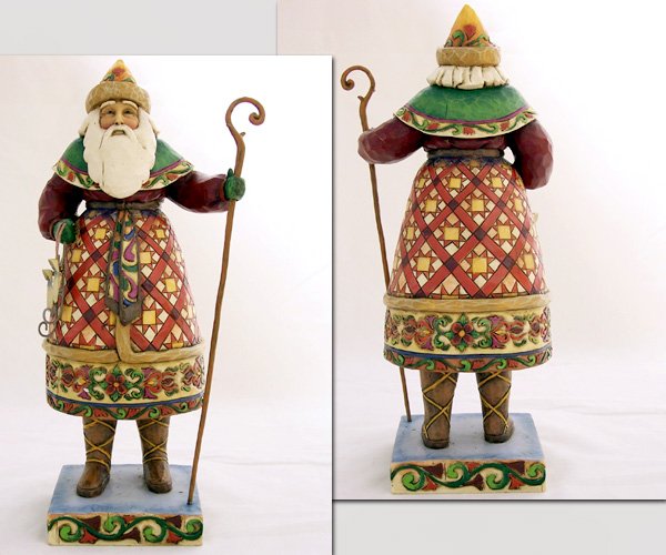Jim Shore Santa With Skates