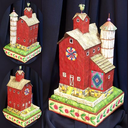 Jim Shore Red Barn Village Figure