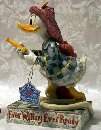 Jim Shore Disney Showcase Donald Duck Fireman