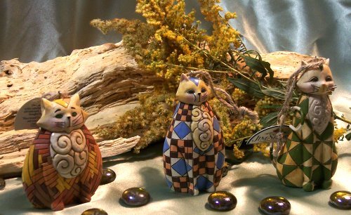 Jim Shore Set of 3 Cat Ornaments
