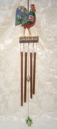 Jim Shore Rooster Windchime