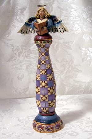 Jim Shore Tall Angel With Tulip Base