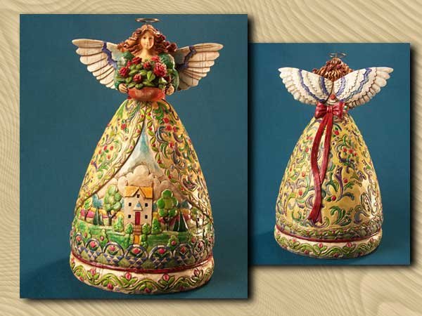 Jim Shore Heartwood Creek Summer Bouquet Angel