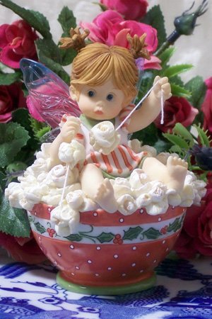 Kitchen Fairy Stringing Popcorn