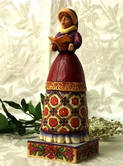 Jim Shore Caroler Girl