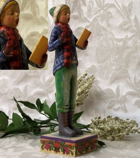 Jim Shore Caroler Boy