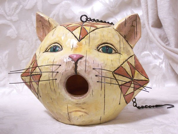 Jim Shore Cat Birdhouse