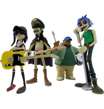 Gorillaz White Edition - Full Set