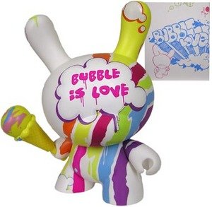 Tilt Bubble is Love 8" Dunny by Kid Robot