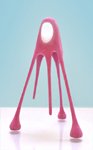Pink Flocked La-La by Kii Arens