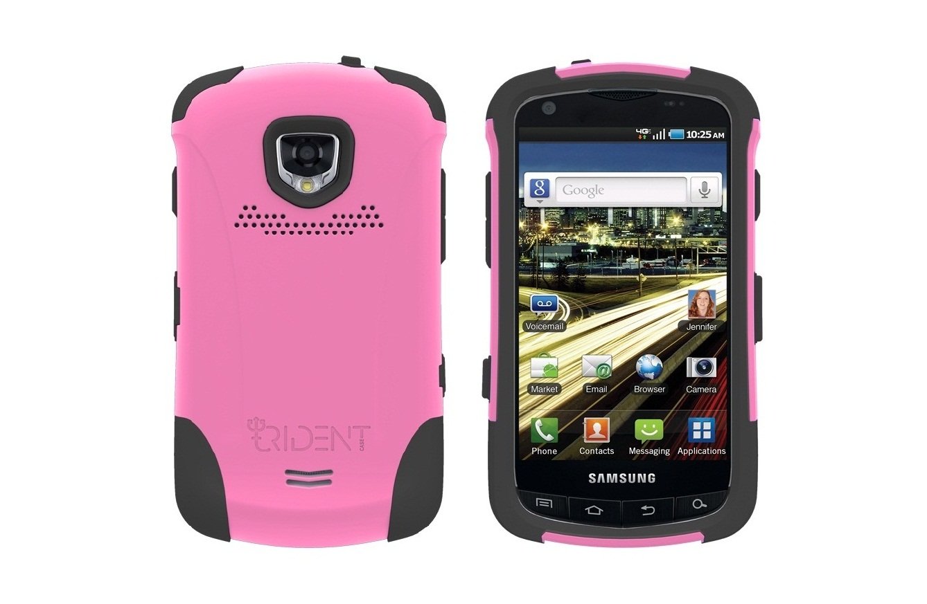 TRIDENT Pink AEGIS Case for Samsung DROID CHARGE i510 Hybrid SKIN + HARD Cover + Screen Protector