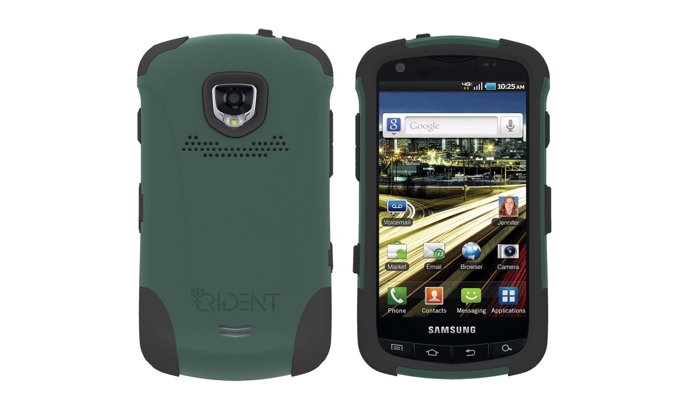 TRIDENT Green AEGIS Case for Samsung DROID CHARGE i510 Hybrid SKIN + HARD Cover + Screen Protector