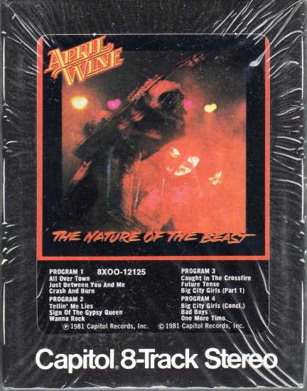 huh træ Kritisk April Wine - The Nature Of The Beast Sealed 8-track tape