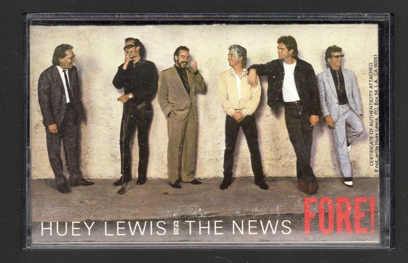 Huey Lewis And The News   Fore Cassette Tape