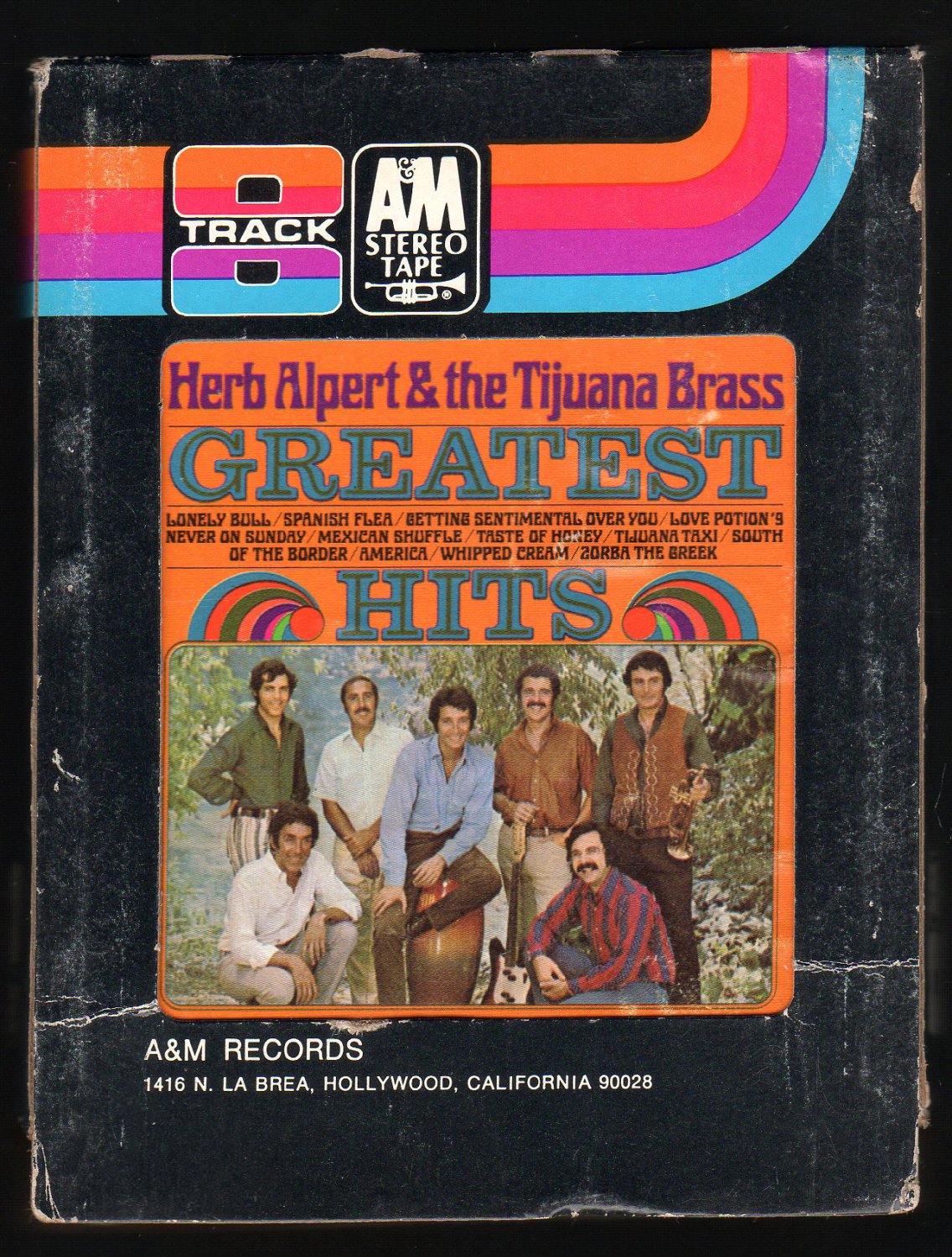 Herb Alpert & The Tijuana Brass Greatest Hits 1970 A&M A17 8TRACK TAPE