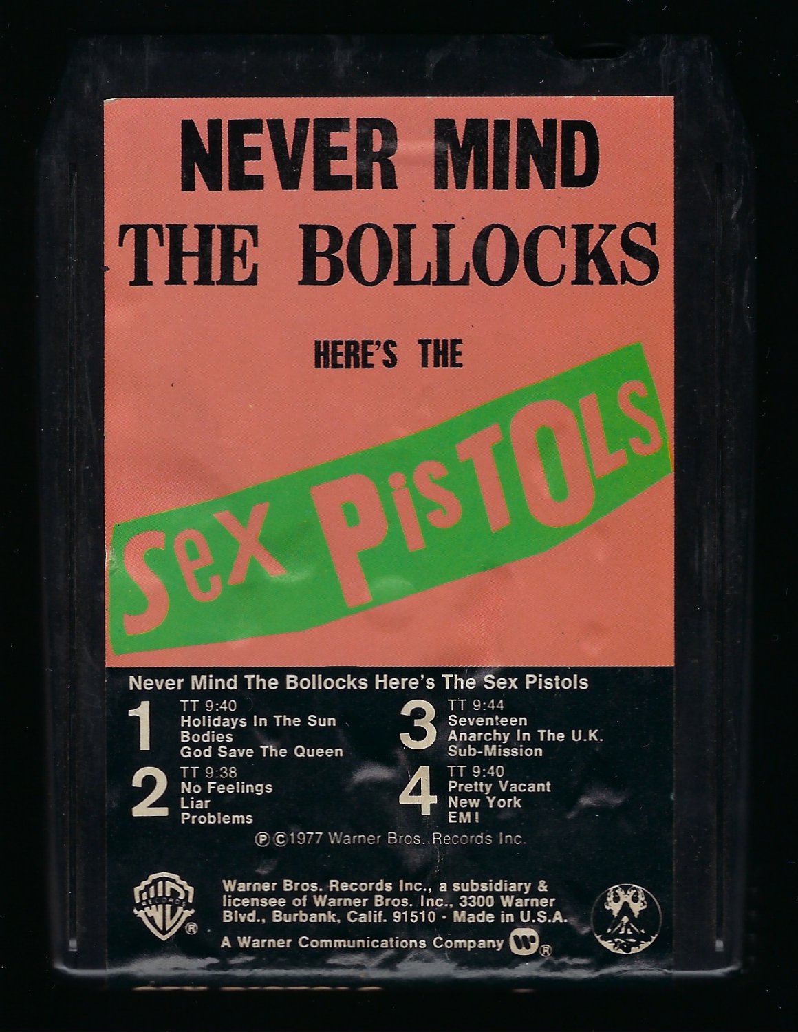 Sex Pistols Never Mind The Bollocks Here S The Sex Pistols 1977 WB T8