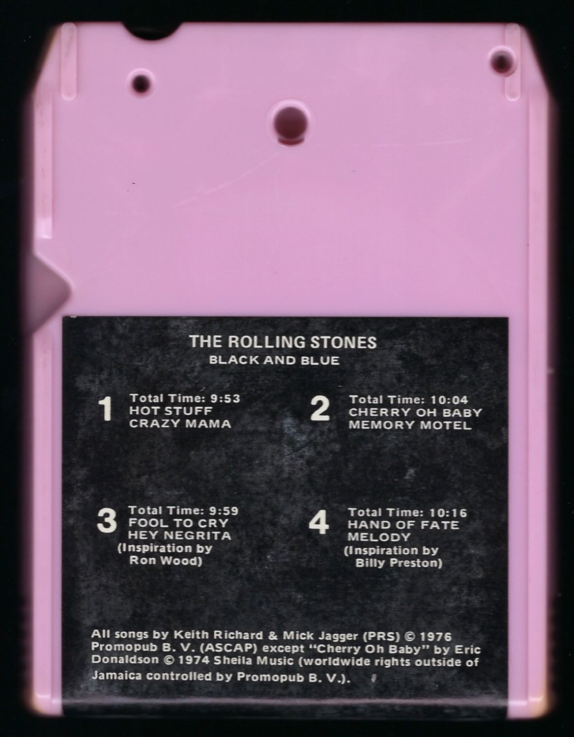 Rolling Stones Black And Blue Wb Rsr T Track Tape