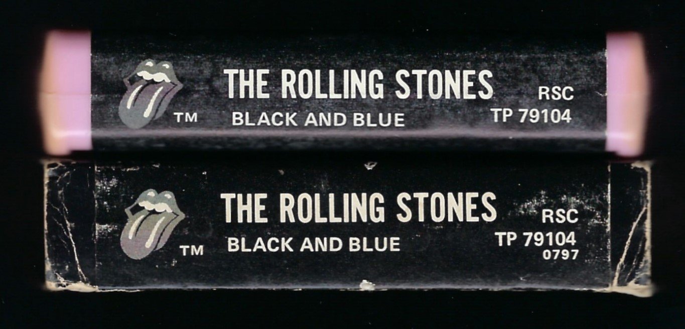 Rolling Stones Black And Blue Wb Rsr T Track Tape