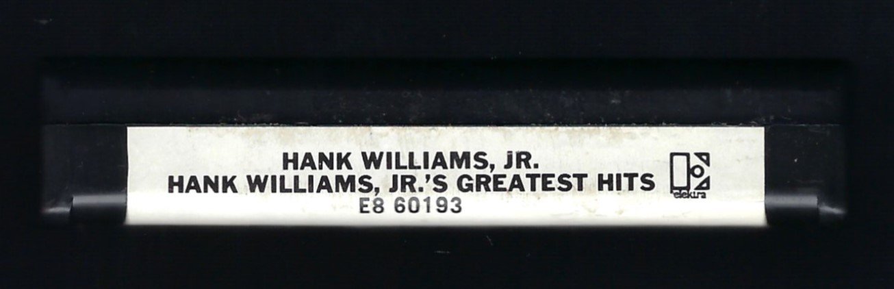 Hank Williams Jr Greatest Hits Crc Elektra T Track Tape