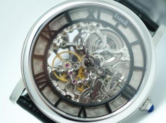 Fiber - Carved Roman Black Automatic (FB8002-02-2S)