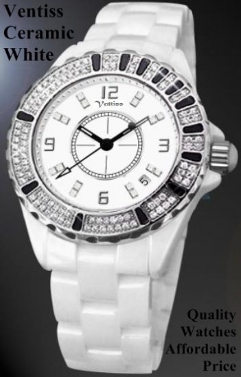 Ventiss Ceramic White (For specs, price, and availability, please contact watch99.ecrater@gmail.com)