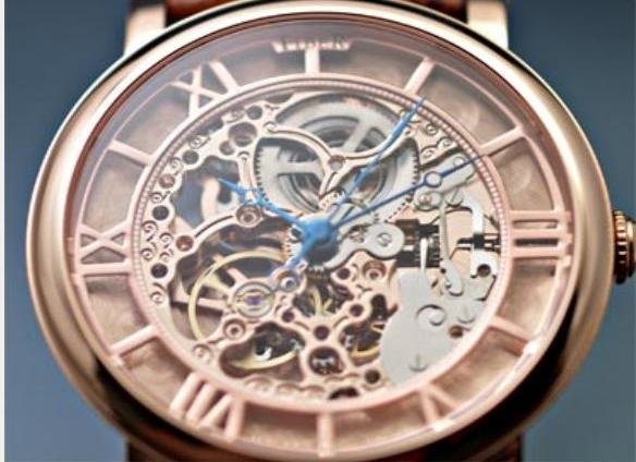 Fiber - Carved Rose Gold Roman Automatic (FB8002-02-3SRG)